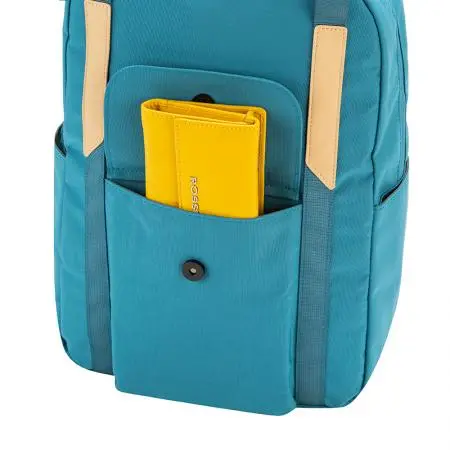 Дамска раница за лаптоп ROSSI-езерово синя - image 9