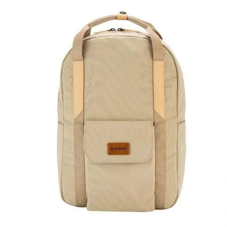 Дамска раница за лаптоп ROSSI-капучино