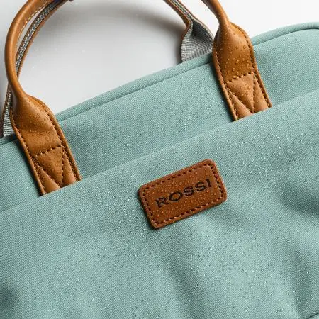 Дамска раница за лаптоп ROSSI-морско зелена - image 11