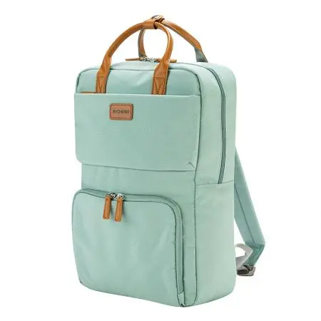 Дамска раница за лаптоп ROSSI-морско зелена - image 1