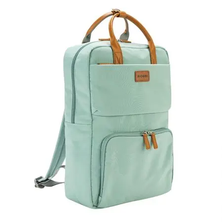 Дамска раница за лаптоп ROSSI-морско зелена - image 2