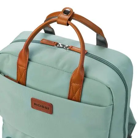 Дамска раница за лаптоп ROSSI-морско зелена - image 5