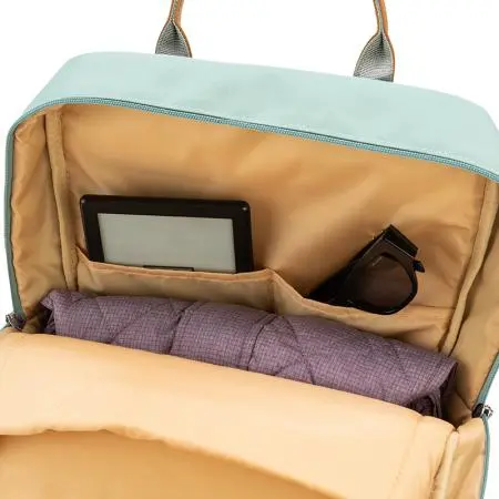 Дамска раница за лаптоп ROSSI-морско зелена - image 7