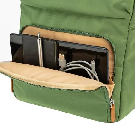 Дамска раница за лаптоп ROSSI-зелена - image 10