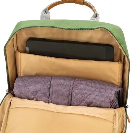 Дамска раница за лаптоп ROSSI-зелена - image 6