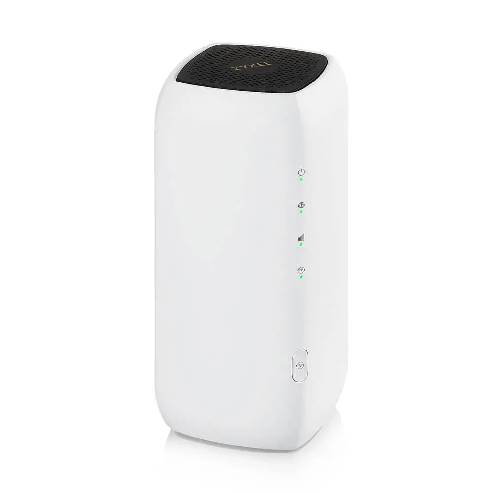 Рутер, ZyXEL FWA505, 5G NR Indoor Router, Standalone/Nebula with 1 year Nebula Pro License, AX1800 WiFi, 1 x GB LAN, EU region