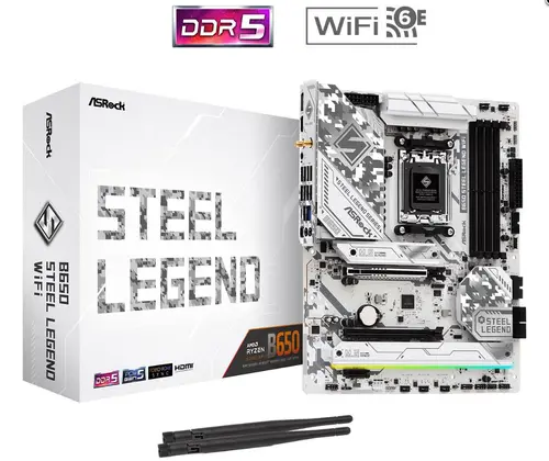 Placă de bază, ASROCK B650 STEEL LEGEND WIFI - 1