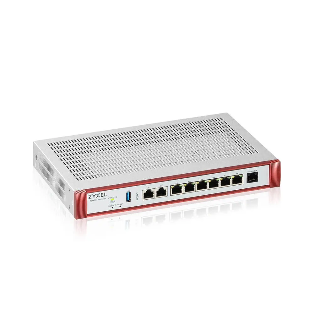 Защитна стена, ZyXEL USG FLEX 200 H, User-definable ports with 2*2.5G & 6*1G, 1*USB, with 1 YR Entry Defense Pack - image 3
