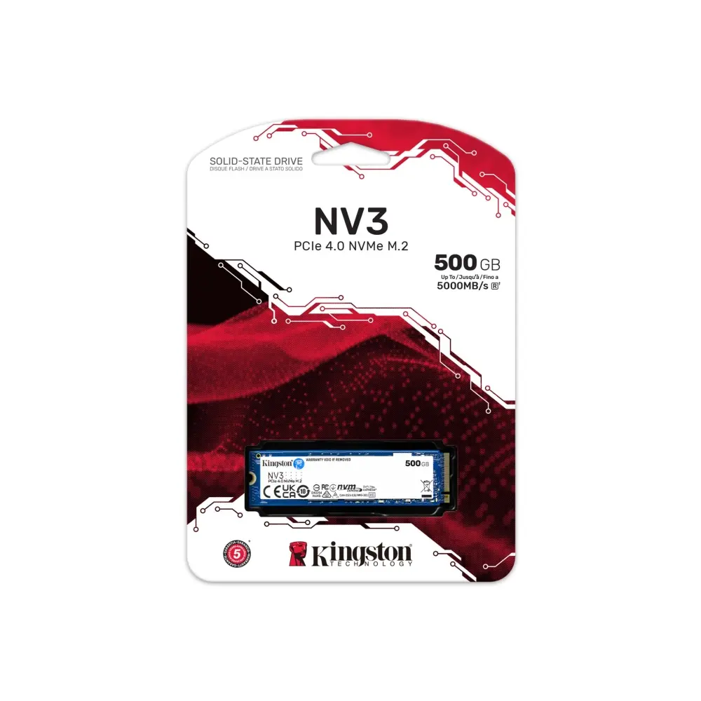 Твърд диск, Kingston NV3 500GB Gen 4 - image 2