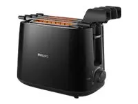 PHILIPS Toaster Viva Collection 8 setări Auto off negru - image 1