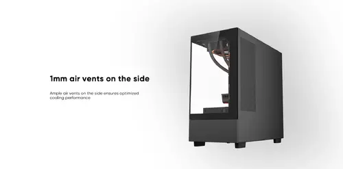 1stPlayer кутия Case mATX - MIKU Mi5 Black - image 9