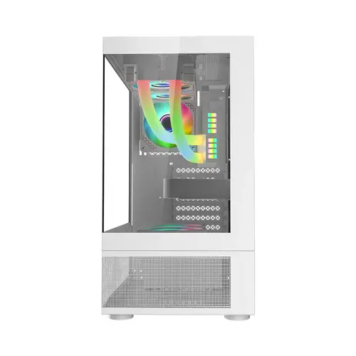 1stPlayer κουτί Case ATX - MIKU Mi7-A White - Περιλαμβάνονται αντίστροφοι ανεμιστήρες - 3