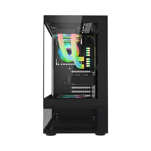 1stPlayer κουτί ATX - MIKU Mi7-A μαύρο - Περιλαμβάνονται αντίστροφοι ανεμιστήρες - 3