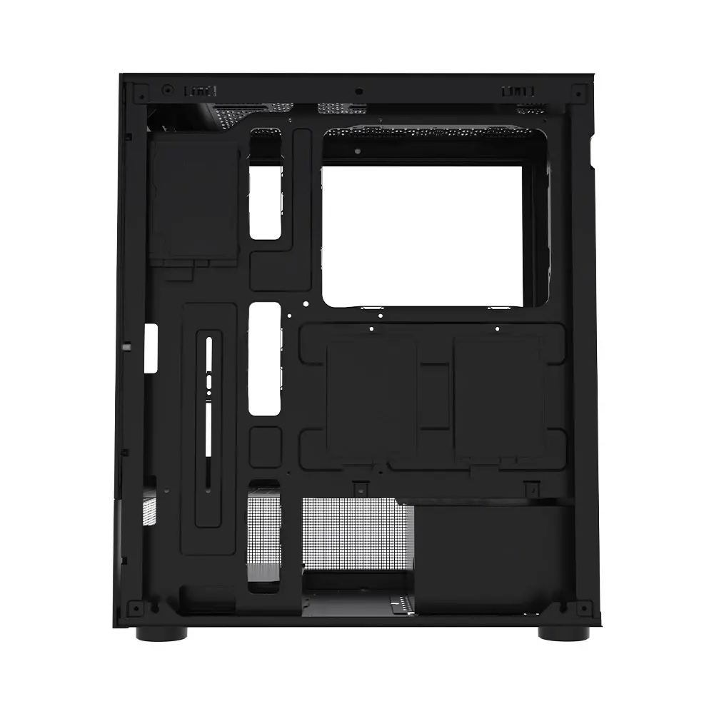 1stPlayer кутия Case ATX - MIKU Mi7-A Black - Reversed fans included - image 4