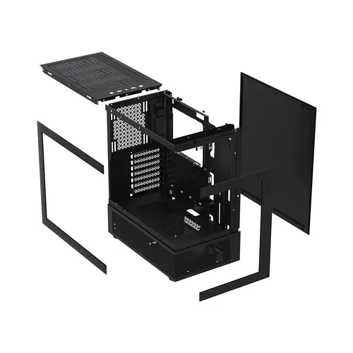1stPlayer carcasă ATX - MIKU Mi7-A neagră - Ventilatoare inversate incluse - 8