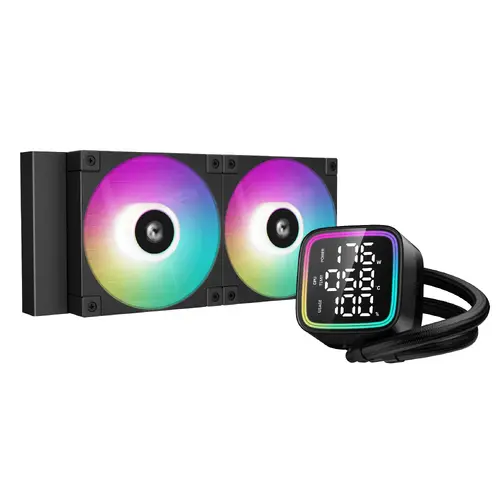 DeepCool răcire cu apă Water Cooling LD240 - Ecran LCD, A-RGB - 1