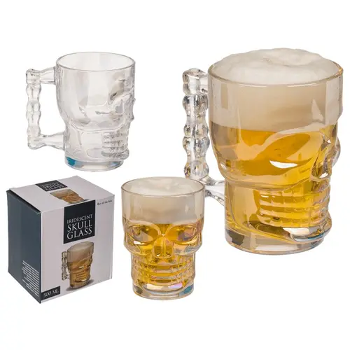 Halbă de bere Skull, 500 ml - 1
