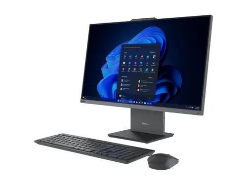 Настолен компютър - всичко в едно, Lenovo ThinkCentre neo 50a 27 G5 AIO Intel Core i5-13420H (up to 4.6GHz, 12MB), 16GB DDR5 5200MHz, 512GB SSD, 27" FHD (1920x1080) IPS AG, Intel UHD Graphics, WLAN, BT, 5MP Cam, KB, Mouse, Luna Grey, Monitor Stand, DOS, 3Y Onsite - image 2