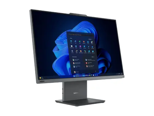 Настолен компютър - всичко в едно, Lenovo ThinkCentre neo 50a 27 G5 AIO Intel Core i5-13420H (up to 4.6GHz, 12MB), 16GB DDR5 5200MHz, 512GB SSD, 27" FHD (1920x1080) IPS AG, Intel UHD Graphics, WLAN, BT, 5MP Cam, KB, Mouse, Luna Grey, Monitor Stand, DOS, 3Y Onsite - image 3