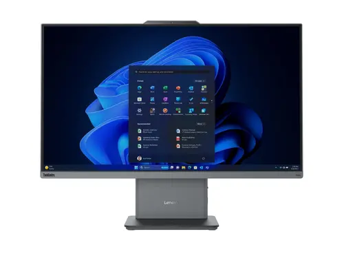 Настолен компютър - всичко в едно, Lenovo ThinkCentre neo 50a 27 G5 AIO Intel Core i5-13420H (up to 4.6GHz, 12MB), 16GB DDR5 5200MHz, 512GB SSD, 27" FHD (1920x1080) IPS AG, Intel UHD Graphics, WLAN, BT, 5MP Cam, KB, Mouse, Luna Grey, Monitor Stand, DOS, 3Y Onsite