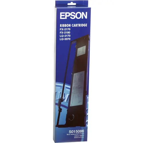 BANDĂ PENTRU IMPRIMANTĂ MATRICIALĂ EPSON LQ 2070/2170/2080/FX 2170/2180 - Negru - PN S015086 (C13S015086)