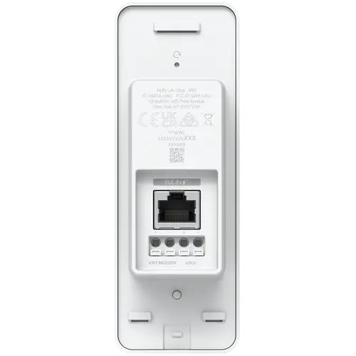 Ubiquiti Access Ultra Tamper-resistant access reader with a built-in hub for complete, single-door entry control from one device, Lock terminal (12V/1A), Exit request input - image 1