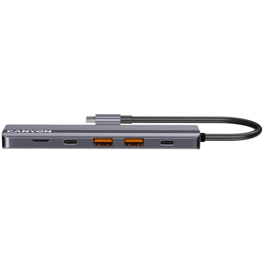 CANYON hub DS-17 6in1 4k USB-C Grey - image 3