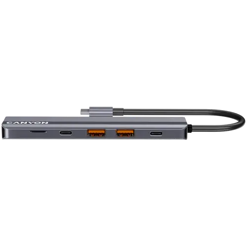 CANYON hub DS-17 6in1 4k USB-C Grey - image 3