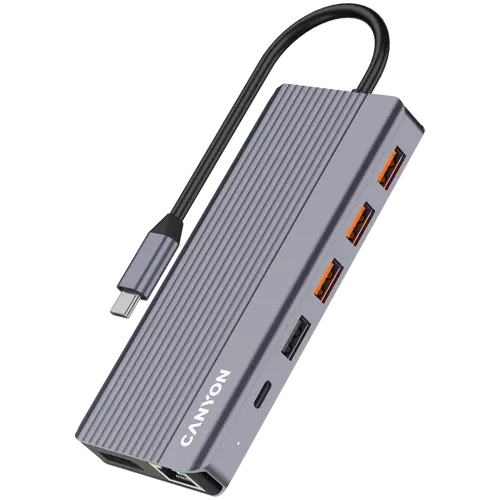 CANYON hub DS-16 13in1 4k USB-C Grey - image 1