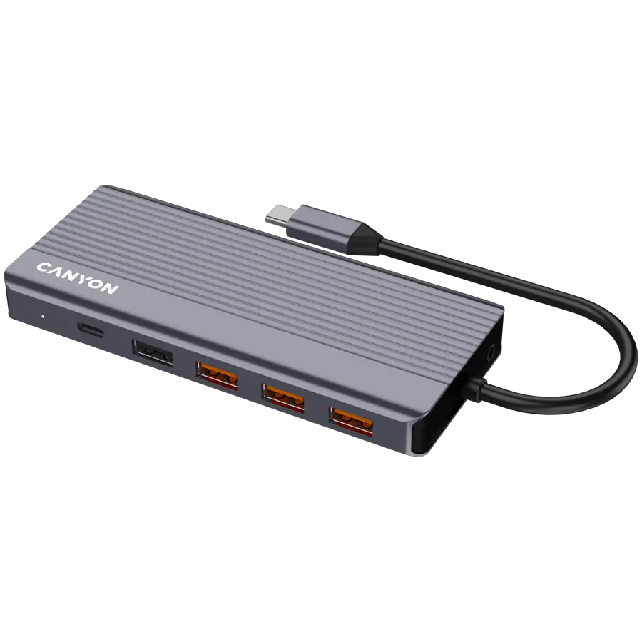CANYON hub DS-16 13in1 4k USB-C Grey - image 2