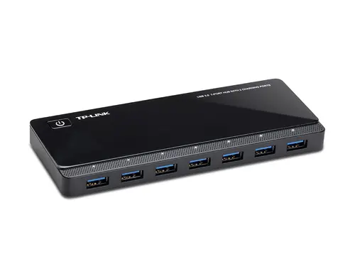 Hub TP-LINK UH720, 7 θύρες USB 3.0, 2 θύρες φόρτισης, εξωτερική τροφοδοσία - 1