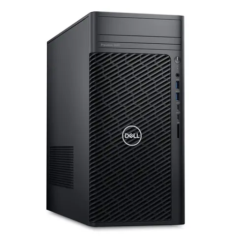 Работна станция, Dell Precision 3680 Tower, Intel Core i9 14900K (36 MB cache, 24 cores, 32 threads, 3.2 GHz to 6.0 GHz), 32GB: 2 x 16 GB, DDR5, 4400 MT/s, 1 TB SSD PCIe M.2, Intel Integrated Graphics, BG Keyboard&Mouse, 1000W, Windows 11 Pro, 3Yr ProSpt