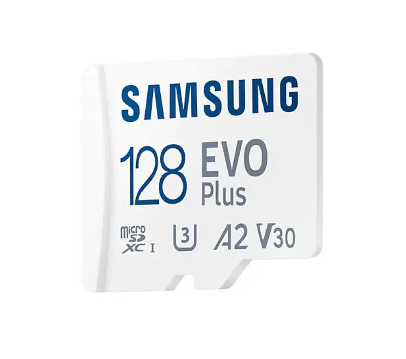 Памет, Samsung 128GB micro SD Card EVO Plus with Adapter, Class10, Transfer Speed up to 160MB/s - image 1