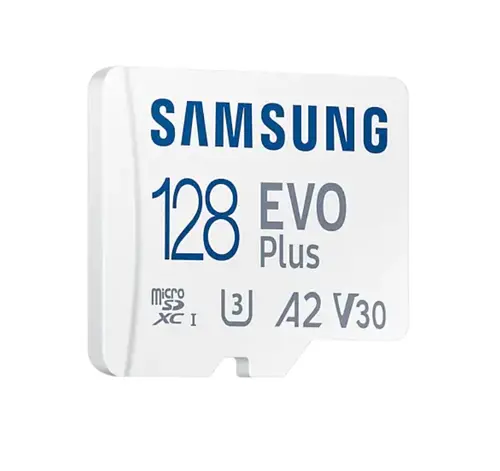 Памет, Samsung 128GB micro SD Card EVO Plus with Adapter, Class10, Transfer Speed up to 160MB/s - image 2