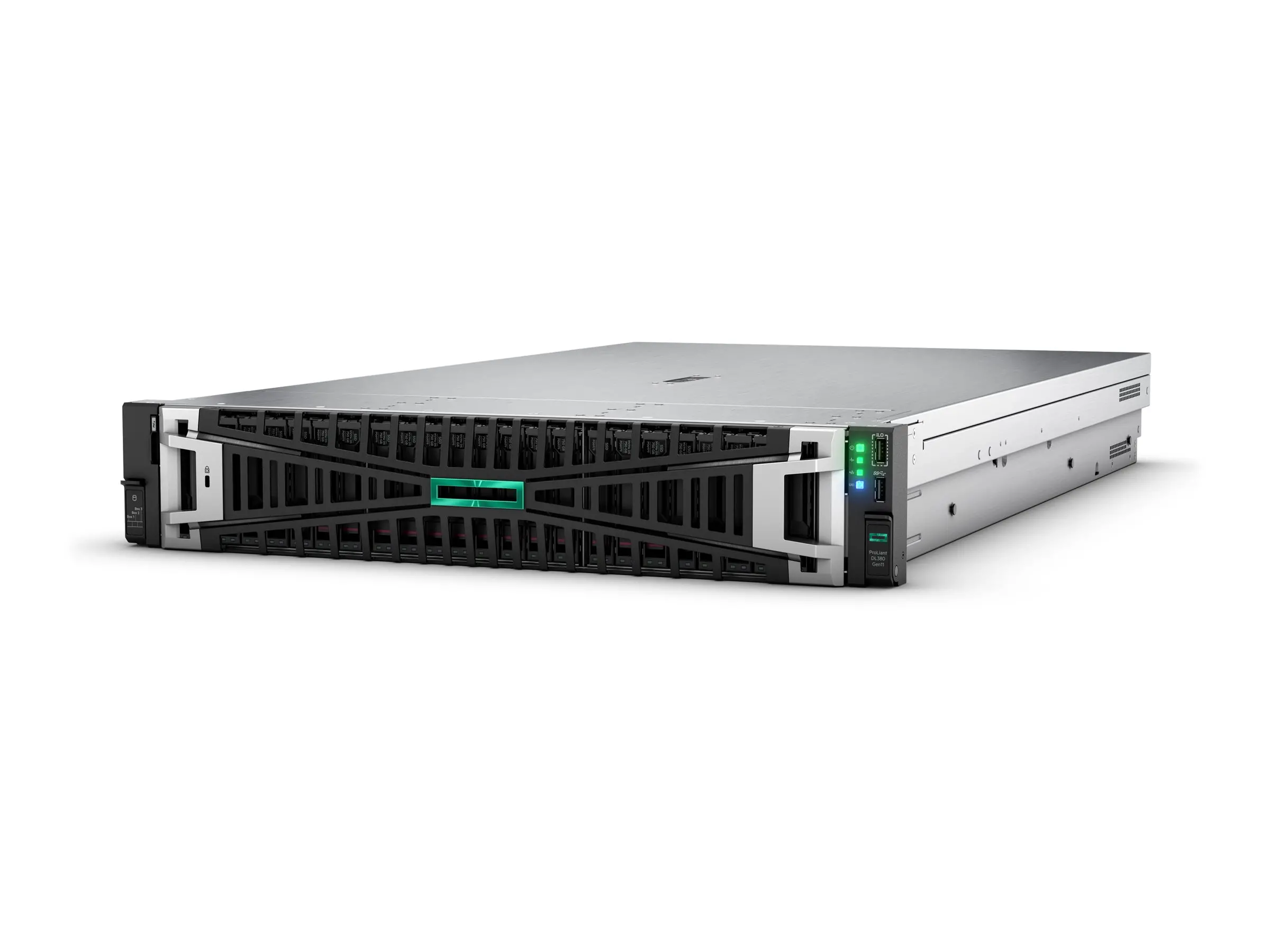 Сървър, HPE DL380 G11, Xeon-S 4510, 2x 32GB-R, 8SFF, MR408i-o, 2x960GB SSD, 2x1000W PS EMEA Server - image 3