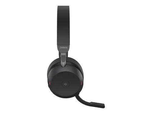 JABRA EVOLVE2 75, Link380a MS Stereo Black, EVOLVE2 75 headset Black MS, Link 380 BT adapter USB-A MS,1.2m USB-C to USB-A cable, carry pouch, warranty and warning (safety leaflets) - image 2