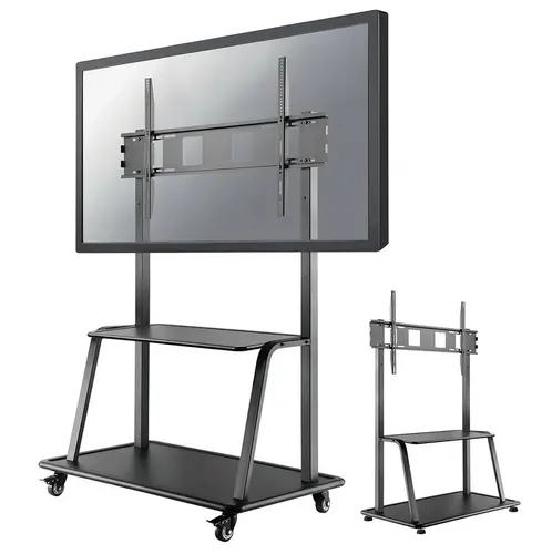 Стойка, Neomounts Mobile Flat Screen Floor Stand (stand+trolley) (height: 137-162 cm) box 1&2