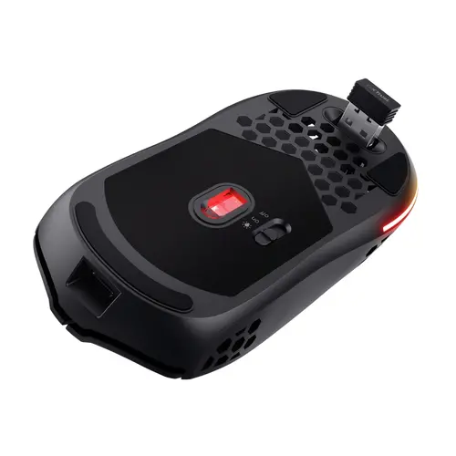 Мишка, TRUST GXT929 Helox Wireless Lightweight Mouse Black - image 4
