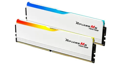 Памет G.SKILL Ripjaws M5 Neo RGB White 32GB(2x16GB) DDR5-6000 - image 1