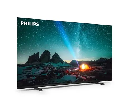 Телевизор, Philips 43PUS7609/12, 43" UHD HD LED, 3840 x 2160, DVB-T/T2/T2-HD/C/S/S2, Pixel Precise Ultra HD, HDR+, HLG, Smart TV with new OS, Dolby Vision, Atmos HDMI, VRR, 2* USB, Cl+, 802.11n, Lan, 20W RMS, Black - image 1