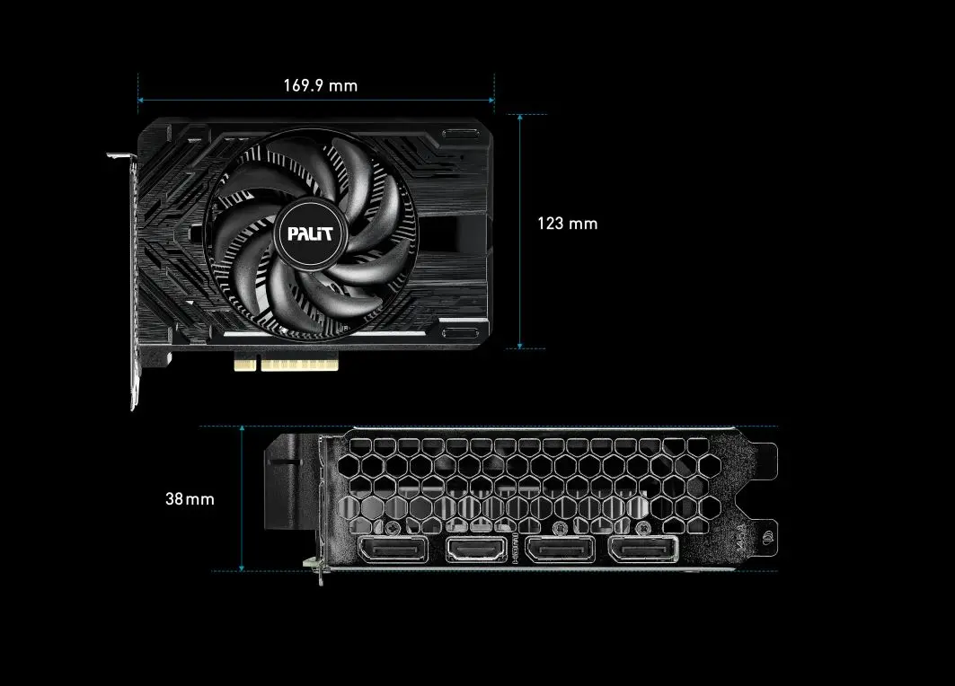 Видео карта, PALIT RTX4060 STORMX 8G GDDR6 - image 4