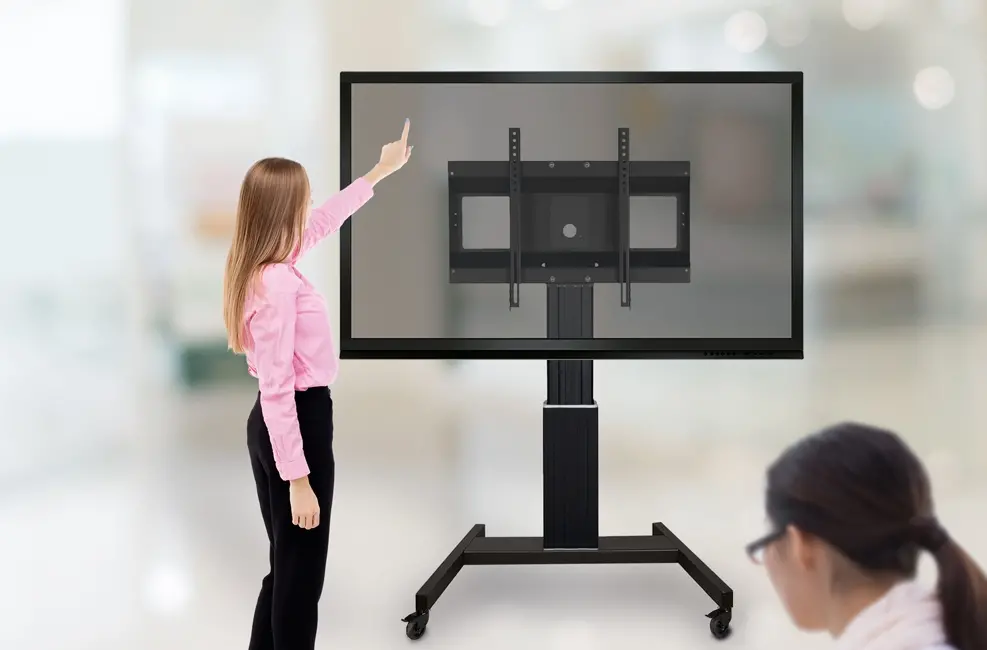 Стойка, Neomounts Motorised Mobile Floor Stand - VESA 200x200 up to 800x600 - image 4
