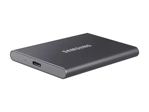 Твърд диск, Samsung Portable SSD T7 4TB, USB 3.2 Read 1050 MB/s Write 1000 MB/s, Titan Gray - image 3