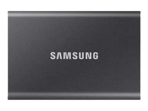 Твърд диск, Samsung Portable SSD T7 4TB, USB 3.2 Read 1050 MB/s Write 1000 MB/s, Titan Gray