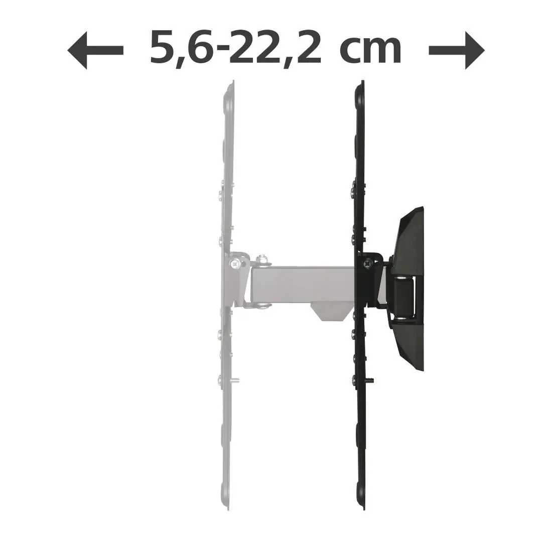 Стенна стойка за TV, Fullmotion, 165см, 65", 1 рамо, до 20 кг - image 3