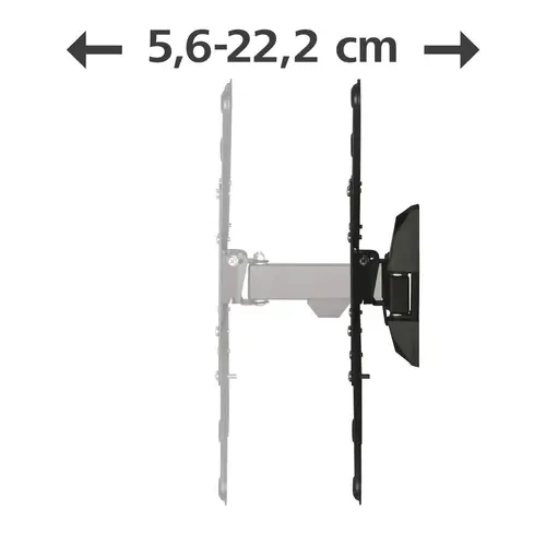 Стенна стойка за TV, Fullmotion, 165см, 65", 1 рамо, до 20 кг - image 3