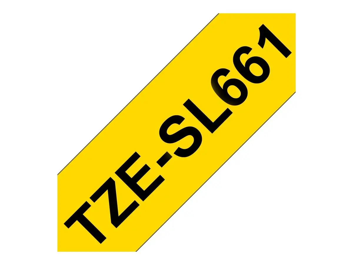 BROTHER TZeSL661 tape Black on Yellow 36mm - image 2