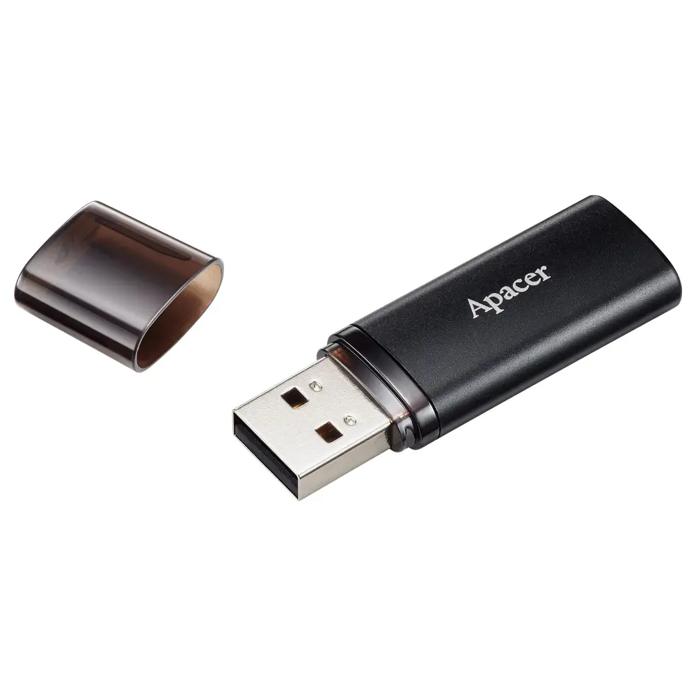 Apacer флашка Flash Drive AH25B 128GB USB 3.2 Gen 1, Black - image 1