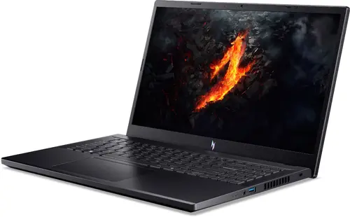 Лаптоп, Acer Nitro V15, ANV15-41-R948, AMD Ryzen 7 7735HS( up to 4.55GHz, 12MB), 15.6" FHD(1920x1080)IPS 165Hz, 1*16GB DDR5 (1 slot free), 512 GB PCIe NVMe SSD, NVIDIA GeForce RTX 4050 6GB GDDR6, Wi-Fi AX, BT, No OS, Black + Nitro Wireless gamepad in the box - image 1