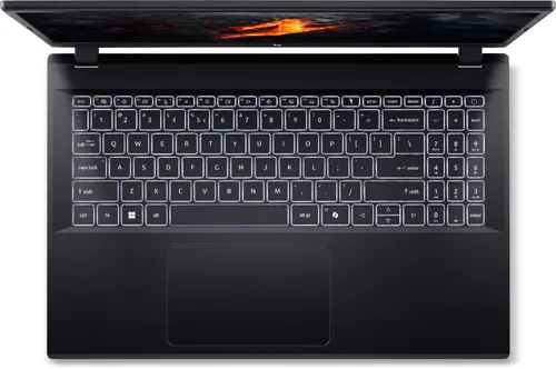 Лаптоп, Acer Nitro V15, ANV15-41-R948, AMD Ryzen 7 7735HS( up to 4.55GHz, 12MB), 15.6" FHD(1920x1080)IPS 165Hz, 1*16GB DDR5 (1 slot free), 512 GB PCIe NVMe SSD, NVIDIA GeForce RTX 4050 6GB GDDR6, Wi-Fi AX, BT, No OS, Black + Nitro Wireless gamepad in the box - image 2